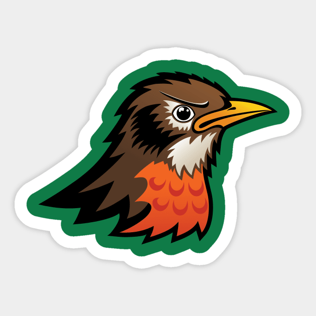 Bird Sticker by SWON Design